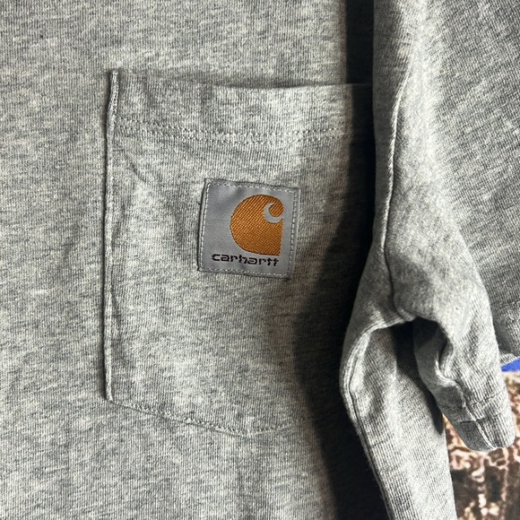 Kids Carhartt Gray Tee Shirt - Picture 2 of 5